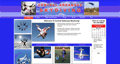 Desktop Screenshot of centralarkansasskydiving.com